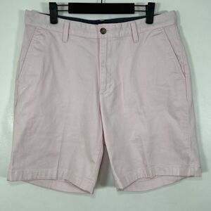 Nautica The Deck Chino Shorts Mens 33W Light Pink 8” Inseam Classic Fit Stretch